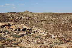 Typical Cedar Mountain Formation scenery near Moab